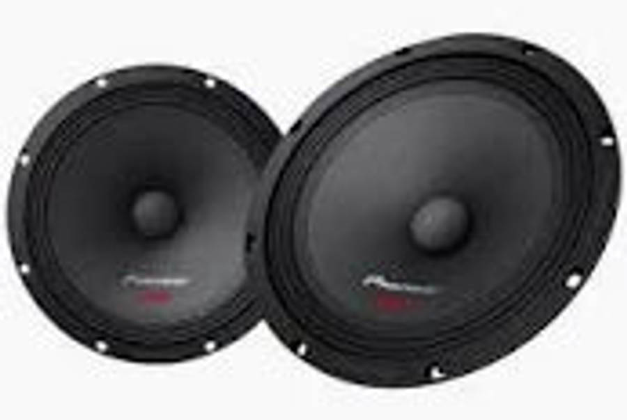 Pioneer TS-M1610PRO 6.5" 100Watt Mid-Range Speakers - Car Audio