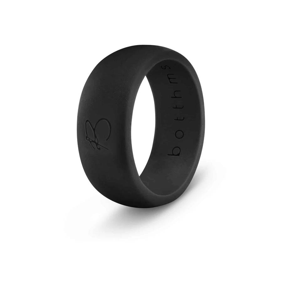 botthms Black Active Silicone Ring - 11