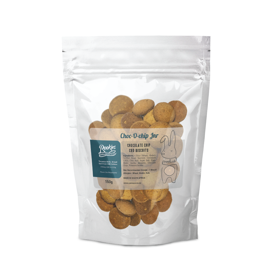 Cannaco - Rookie Biscuits -Chocolate Chip - 150g/150mg