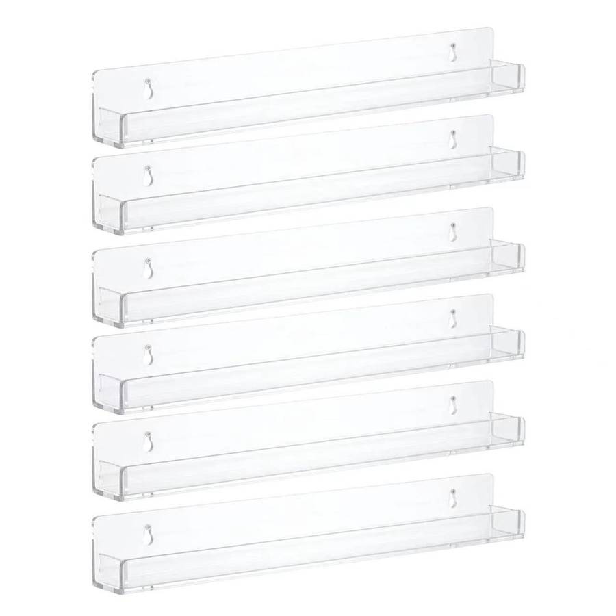 Nail Polish Wall Mount Stand - 6 Racks