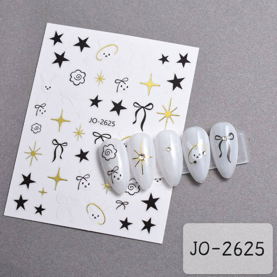 Nail Sticker - 2625 - Stars