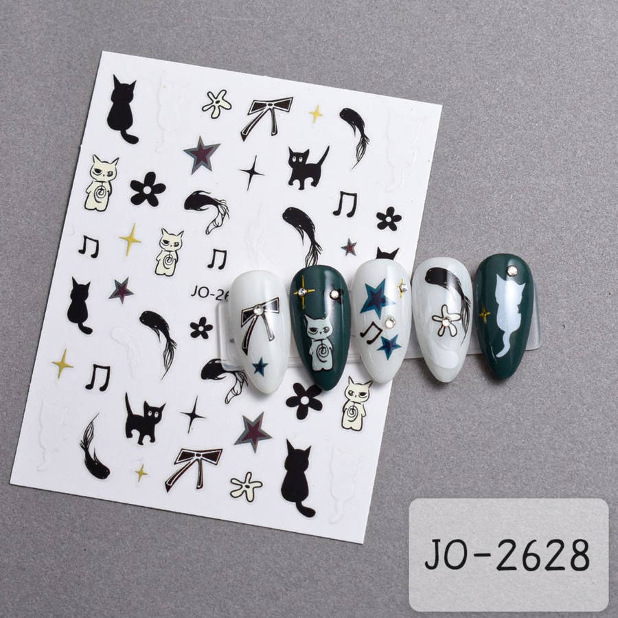 Nail Sticker - 2628 - Cats