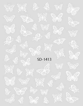 Nail Sticker 3D - 1413 - Butterfly