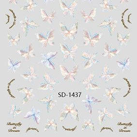 Nail Sticker 3D - 1437 - Butterfly