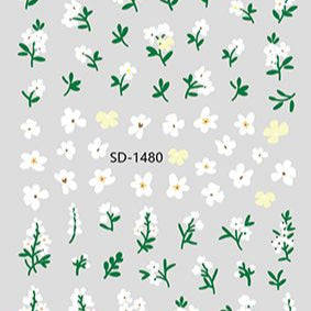 Nail Sticker 3D - 1480 - Flower
