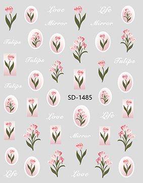Nail Sticker 3D - 1485 - Flower