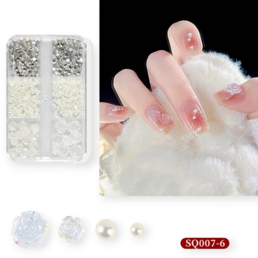 Nail Decoration - Pearl Mix Shapes - 06