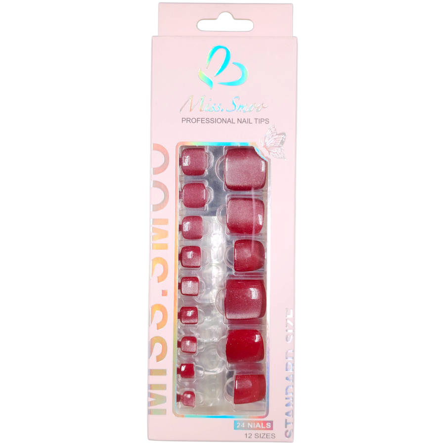 Press On Tips - Toe Tips - 24pcs