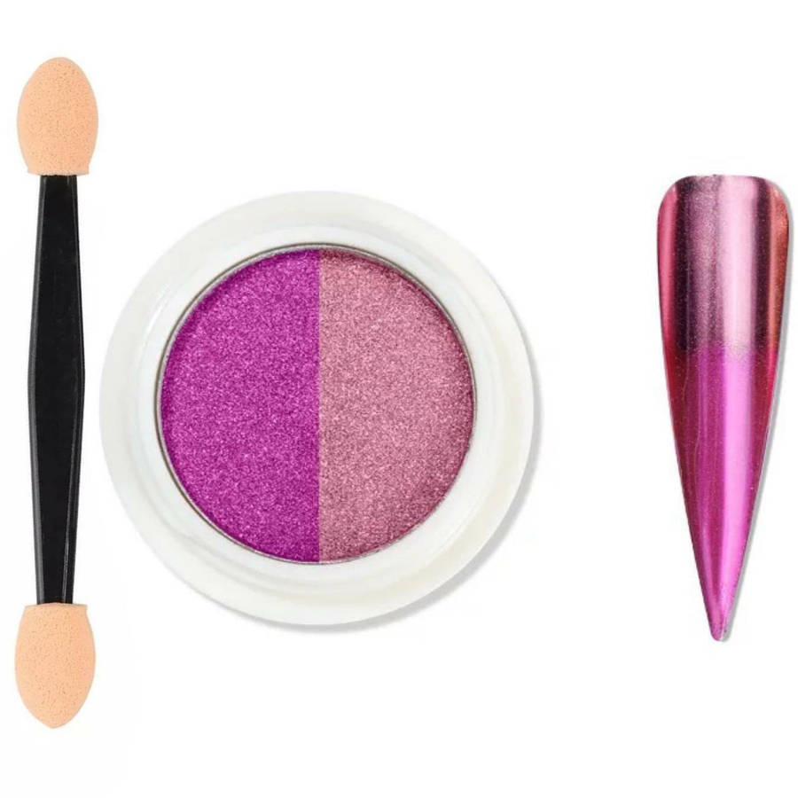 Solid Chrome Powder - Dual - Pink & Rose Gold