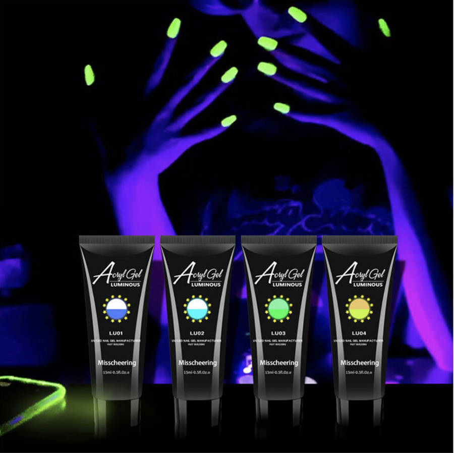 Poly Gel - Glow in the dark / Luminous - 15ml