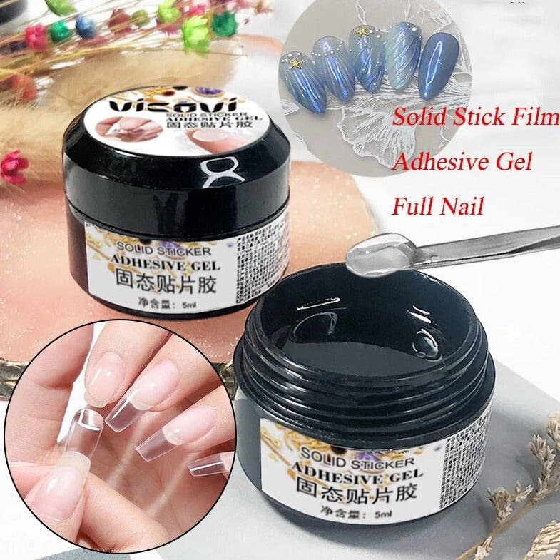 Solid Adhesive Gel - Press-On Nail UV Gel - 5ml