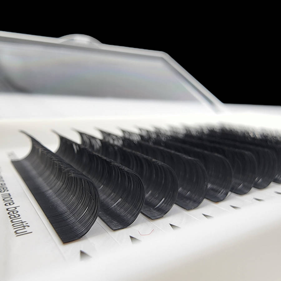 Premium False Eyelashes - Individual - 0.10 D -12mm