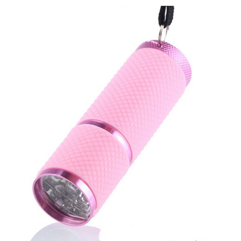 Mini UV LED Light / Lamp 12W - Torch - Pink