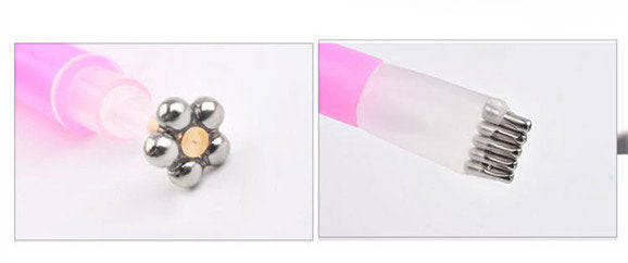 Cat Eye Magnet - Double Head Flower Pen