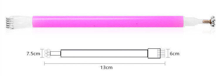 Cat Eye Magnet - Double Head Flower Pen