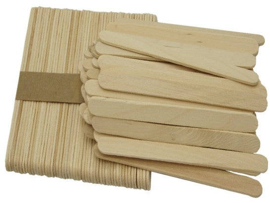 Disposable Wooden Spatula (For Waxing)- 100psc