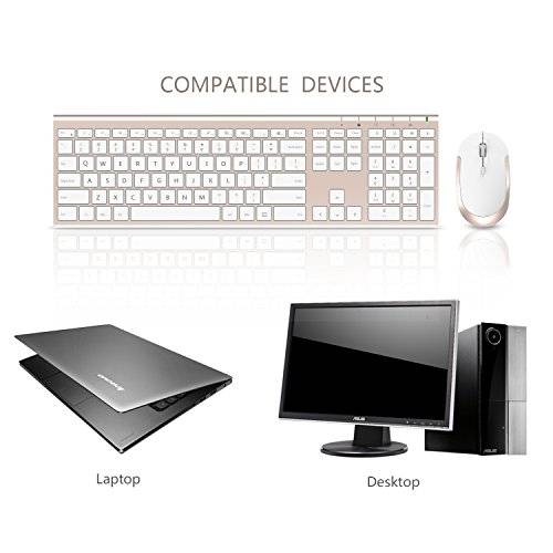 Portable Ultra Slim Wireless Keyboard and mouse combo