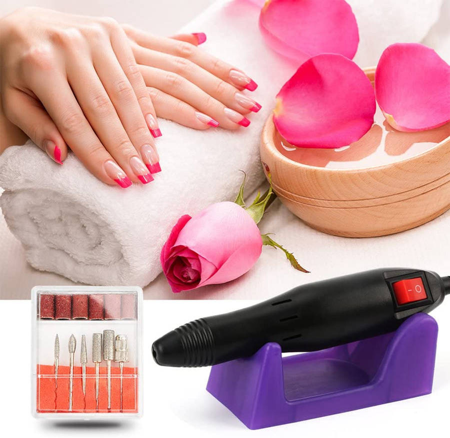 Electric Drill Nail art Machine Manicure Pedicure Kit Set