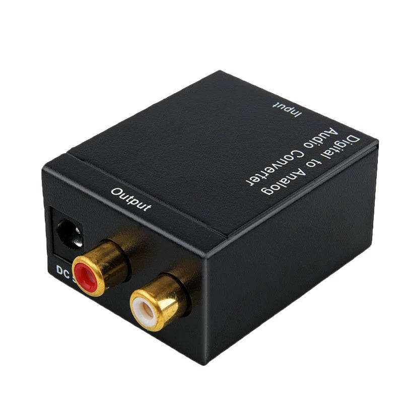 Digital to Analog Audio Converter Adapter for PC DVD Amplifier