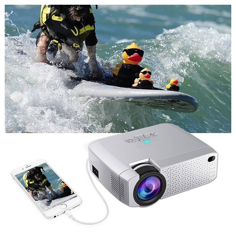 D40W Home Theatre Wireless LED Mini Projector