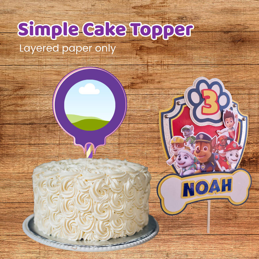 CONSTRUCTION CAKE TOPPER  B Personalized Cake Toppers South Africa