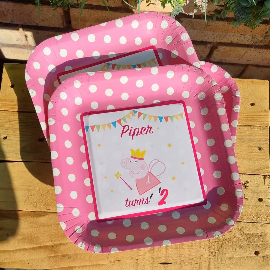 Peppa Pig Paper Plates Set of 10
