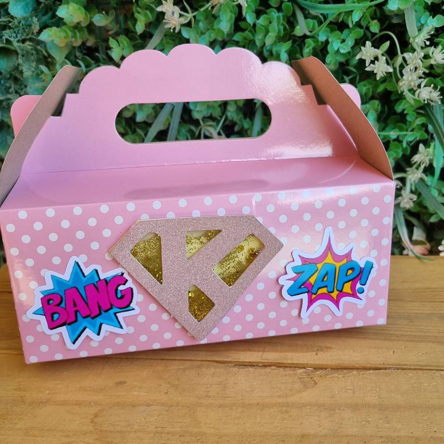 SUPERGIRL PINK PARTY PACK 5 BOXES