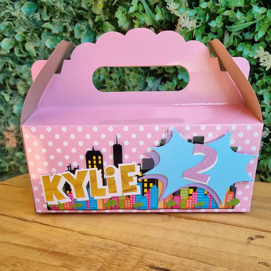 SUPERGIRL PINK PARTY PACK 5 BOXES