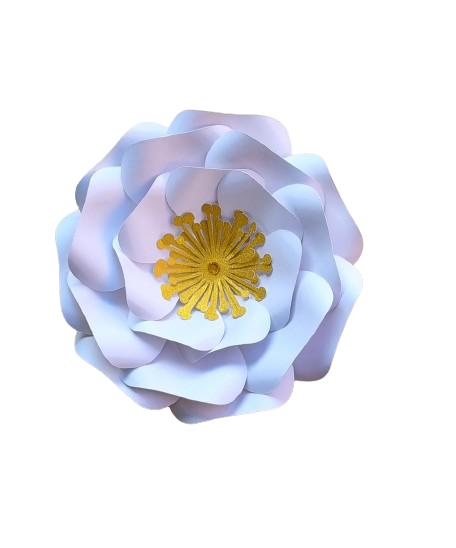 DO IT YOURSELF SINGLE MEDIUM PAPER FLOWER, Nursery paper flowers, nursery decor,  paper flowers b...