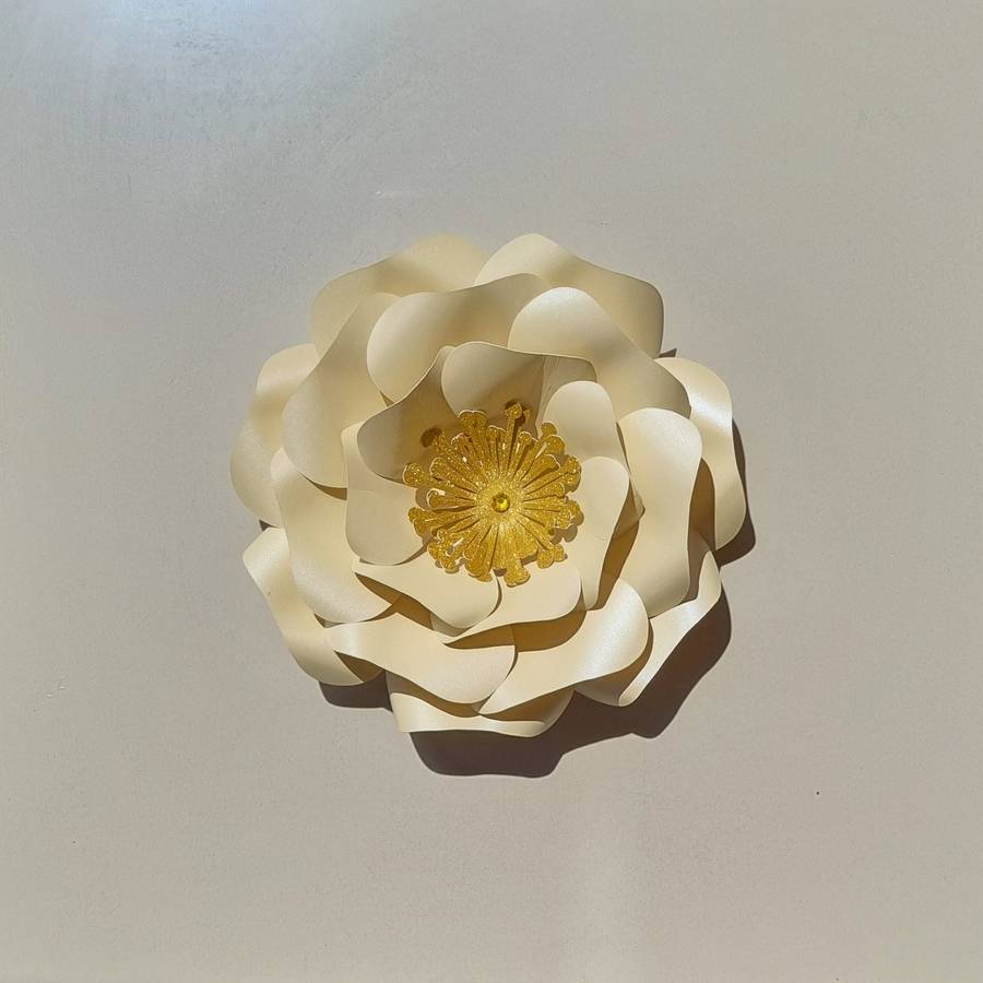 DO IT YOURSELF SINGLE MEDIUM PAPER FLOWER, Nursery paper flowers, nursery decor,  paper flowers b...