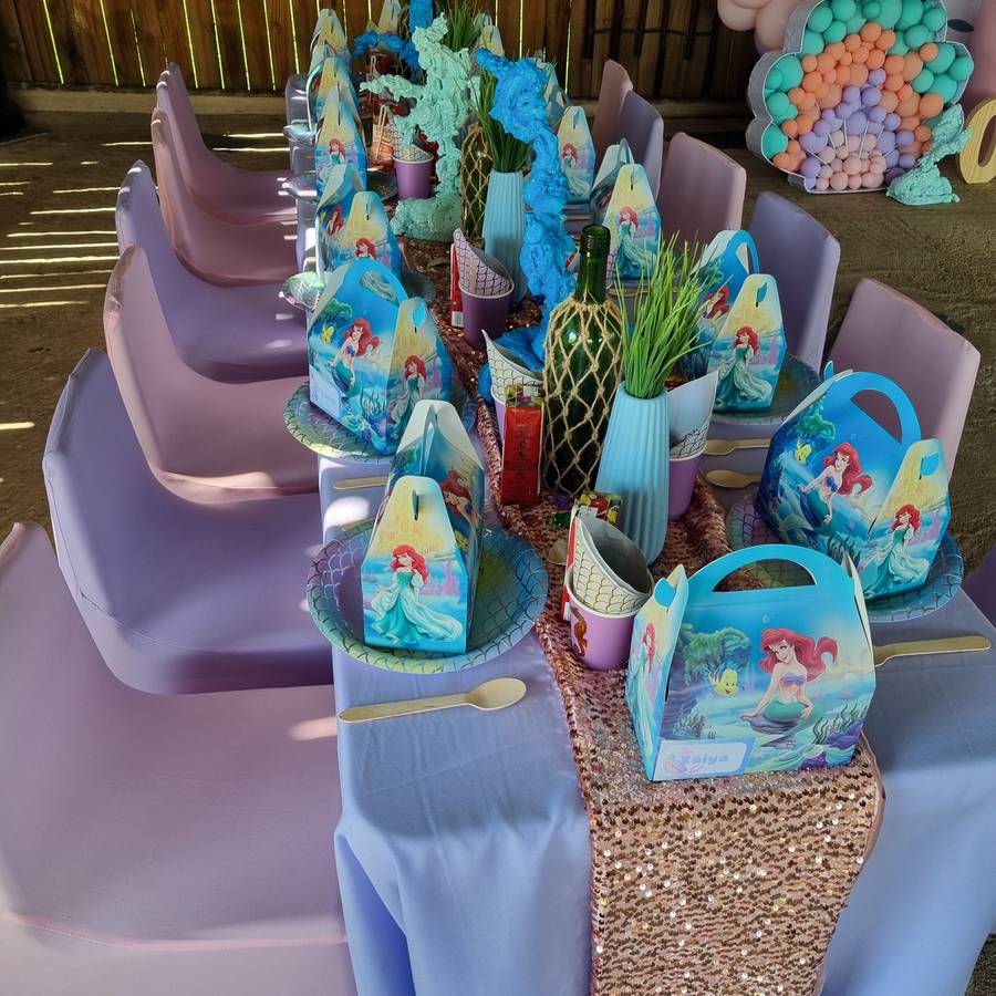 Kiddies Table and Chair Setup for 6