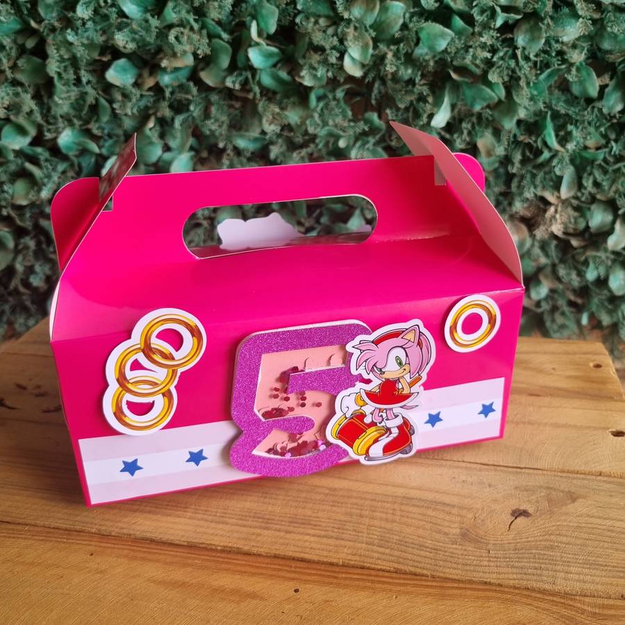 SONIC'S AMY ROSE PARTY PACK 5 BOXES Personalized Kids Party Favors South Africa