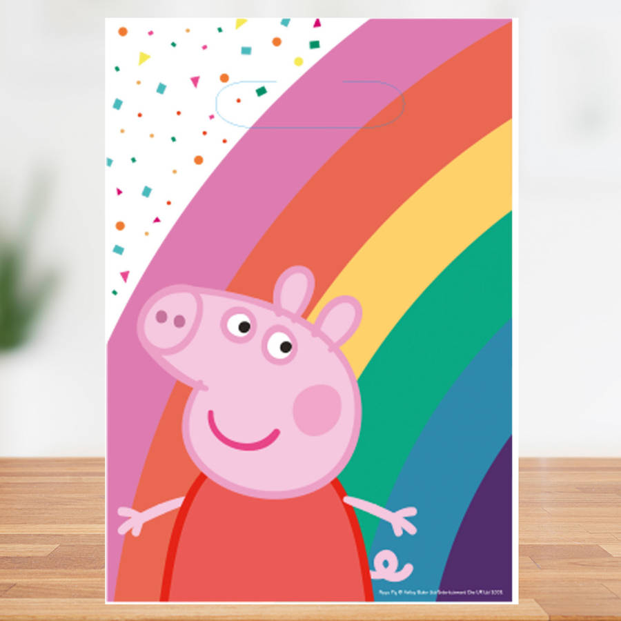Peppa Pig Party Loots Bags Set of 8