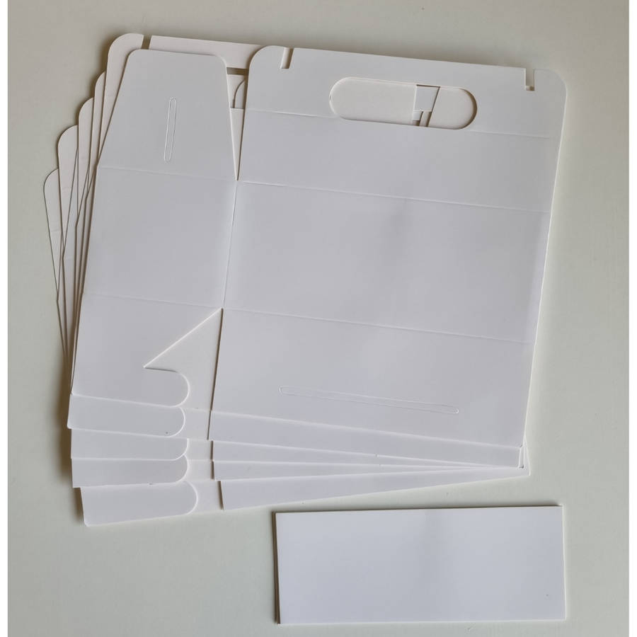 Plain Party Box Pack of 10 White