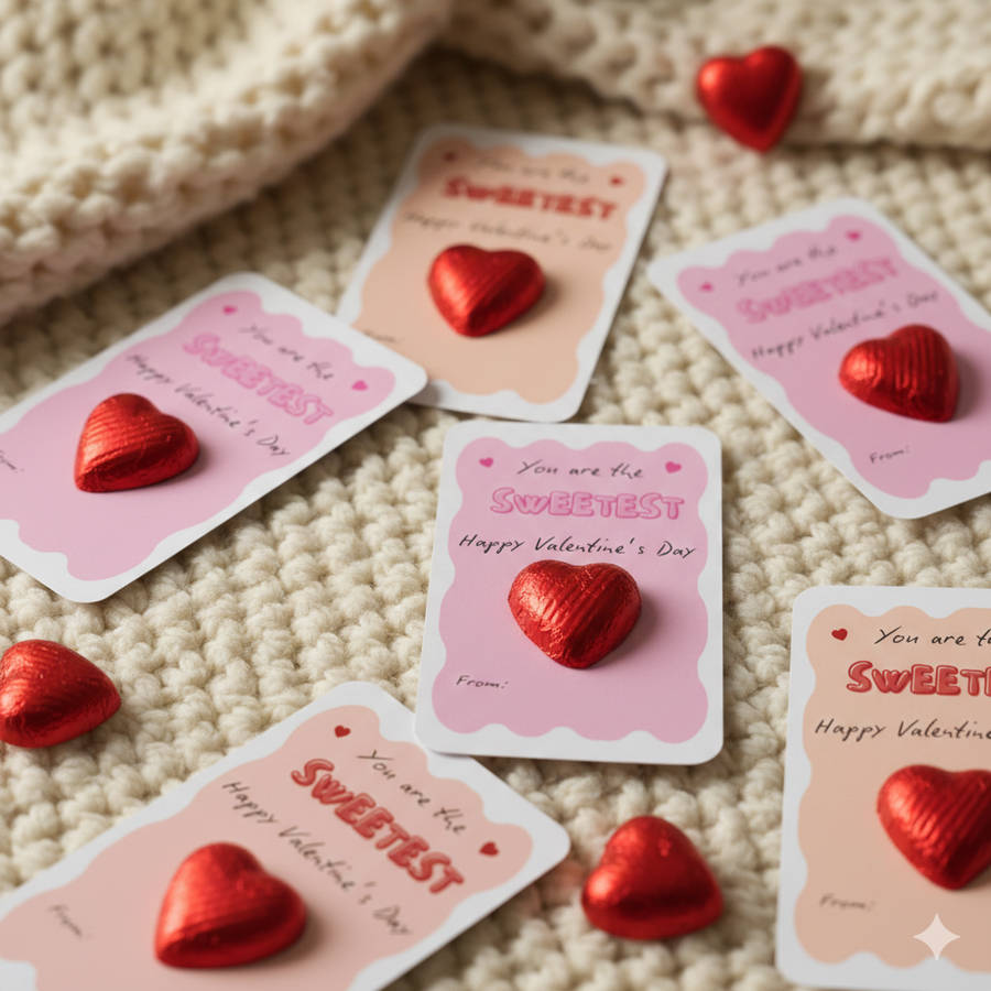 Valentine's Day Chocolate Cards