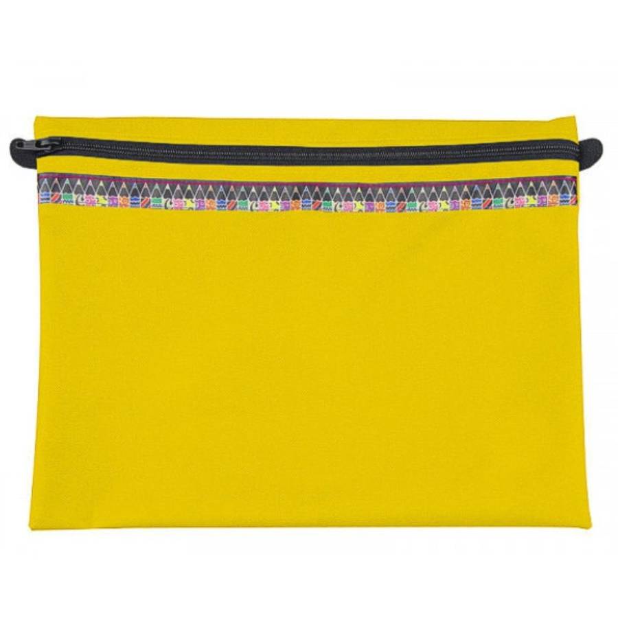 Book Bags With Zip Assorted Colours