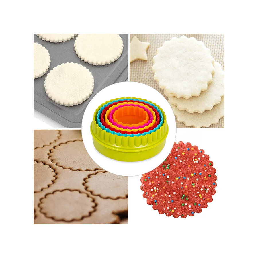 Biscuit Plastic Cutter - 5pc