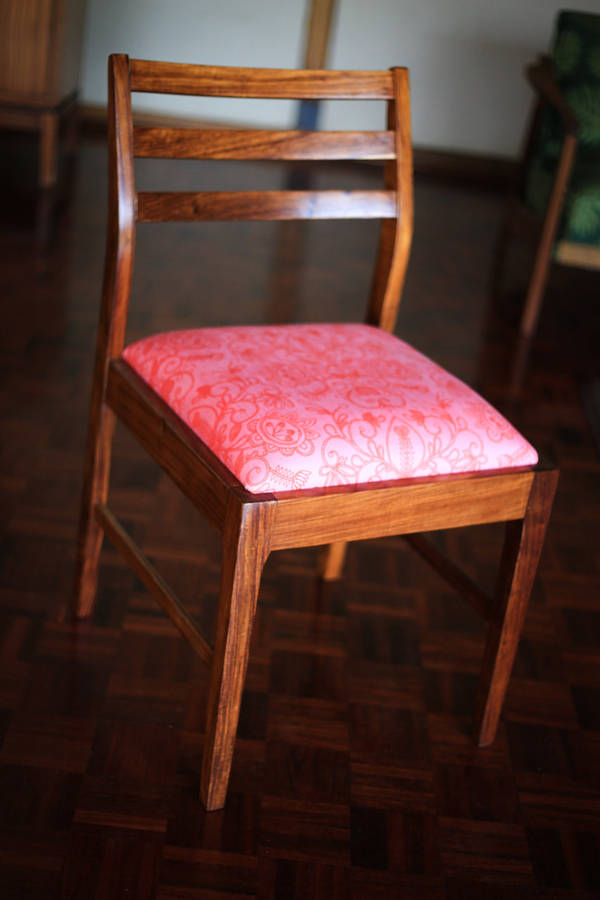 Extendable Dining Table and Six Kiaat Chairs - Table