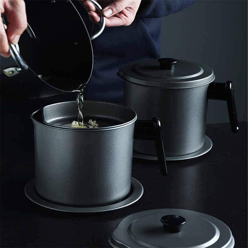 1.4L Stainless Steel Oil Filter Separator Tank Pot For Kitchen