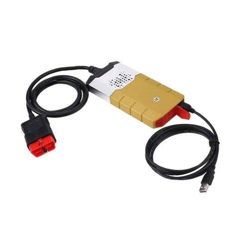 Delphi DS150E 2016.R0 OBD2 Bluetooth Diagnostic Tool - gold
