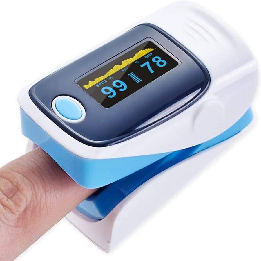 AB-80 Precision Finger Pulse Oximeter Blood Oxygen Monitor