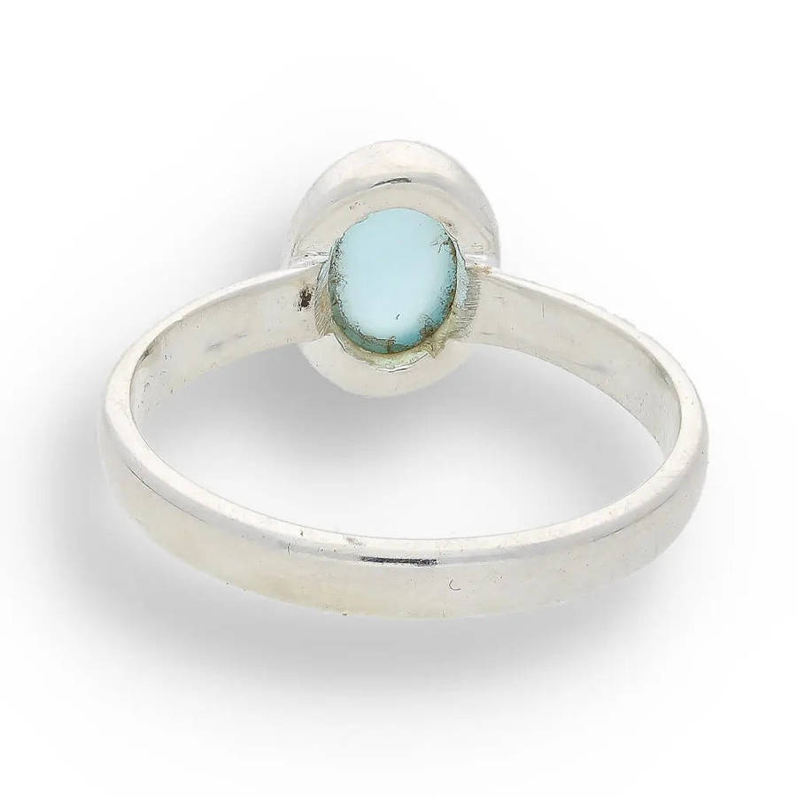 Blue Chalcedony Ring  Serenity & Self-Expression in Sterling Silver