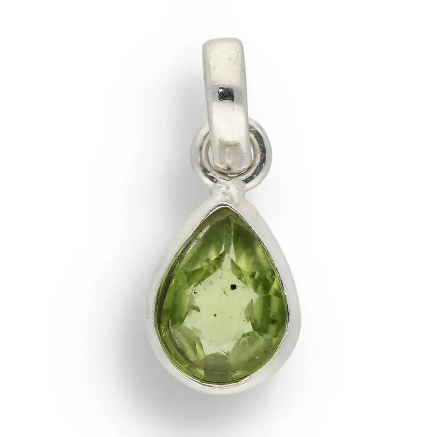 Celestial Drops Peridot Necklace - Stone of Renewal and Growth