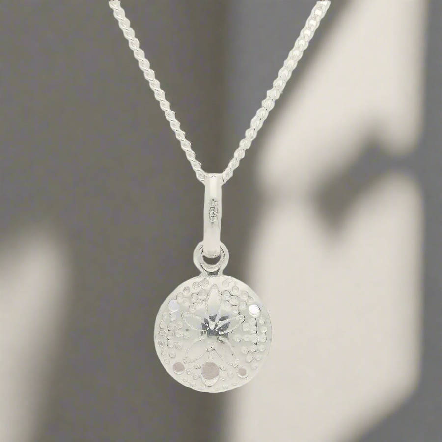 Beach Bliss: Your Sterling Silver Pansy Shell Necklace!