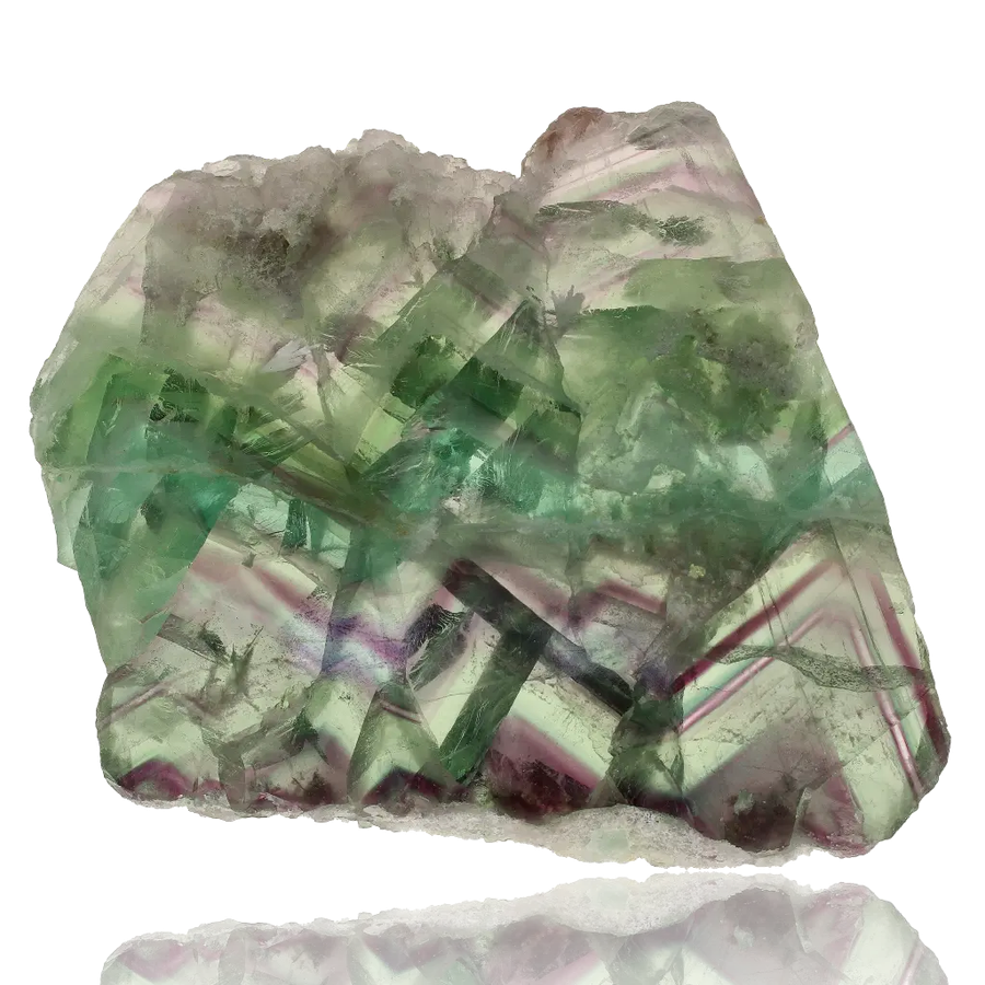 Fluorite Polished Slice  Focus & Serenity