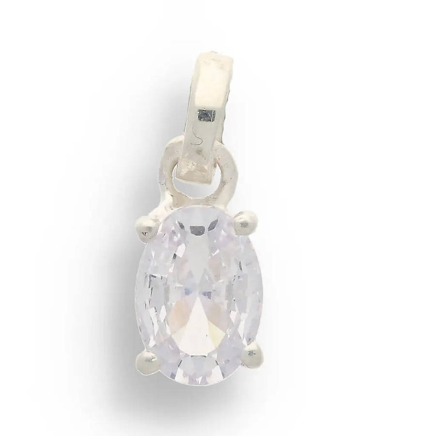Quartz "Crystal Vision" Sterling Silver Pendant - Pure Brilliance Unleashed