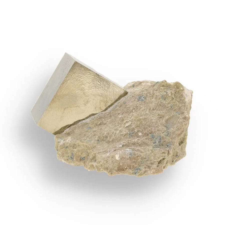 Museum Quality Navajún Pyrite Crystal with Matrix