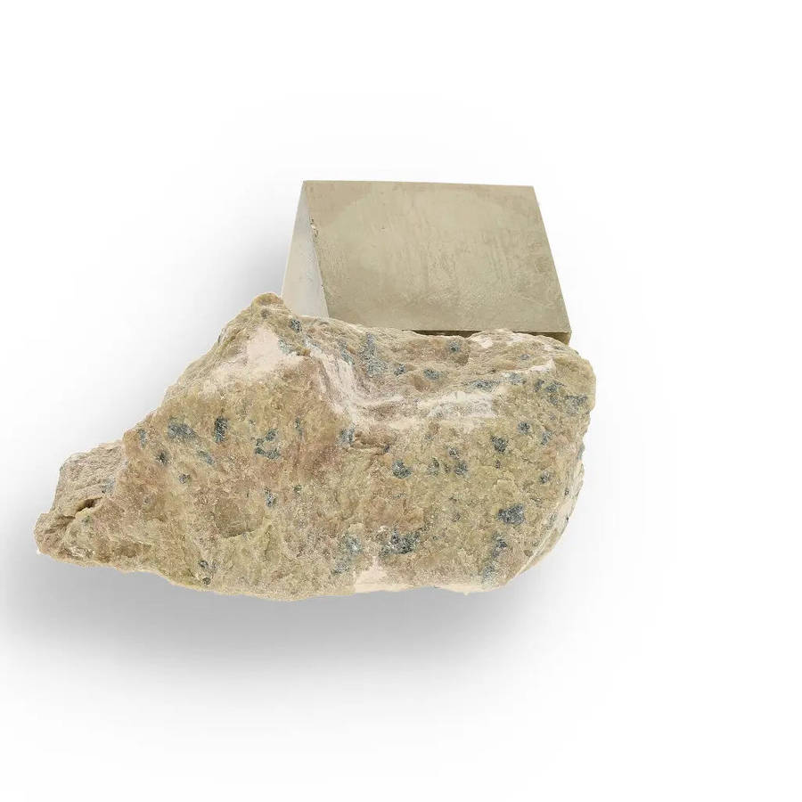 Museum Quality Navajún Pyrite Crystal with Matrix