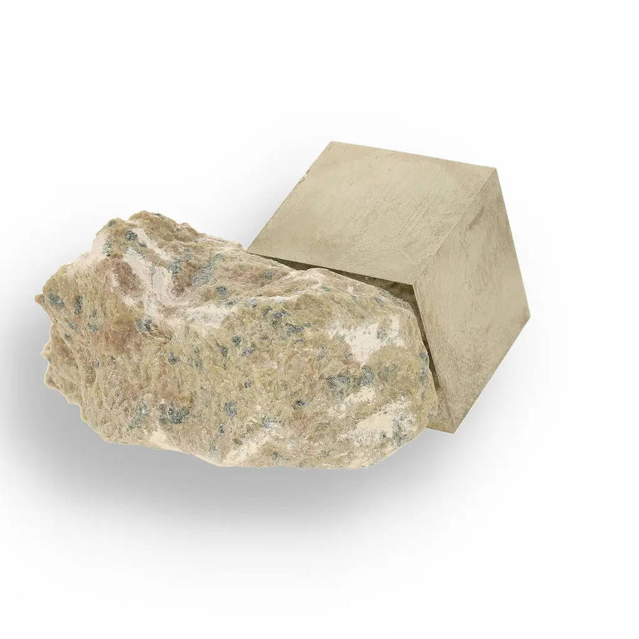 Museum Quality Navajún Pyrite Crystal with Matrix