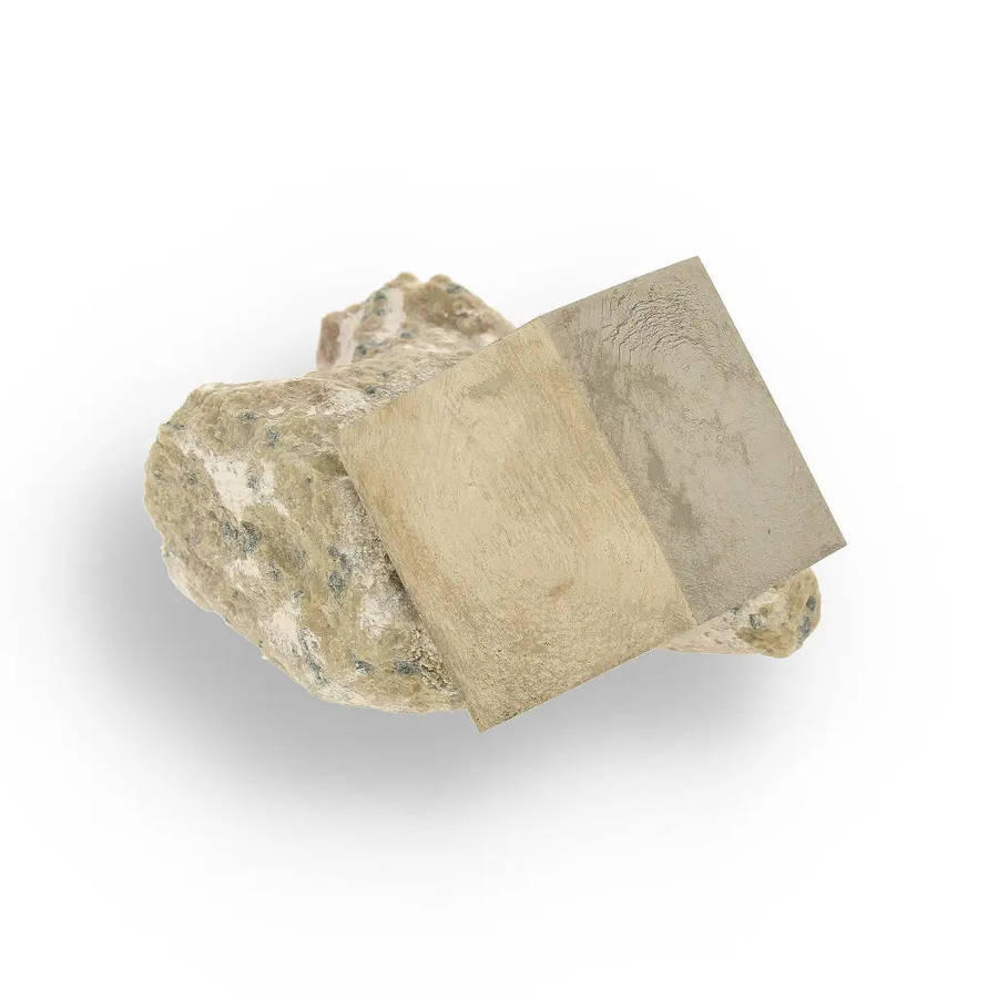Museum Quality Navajún Pyrite Crystal with Matrix